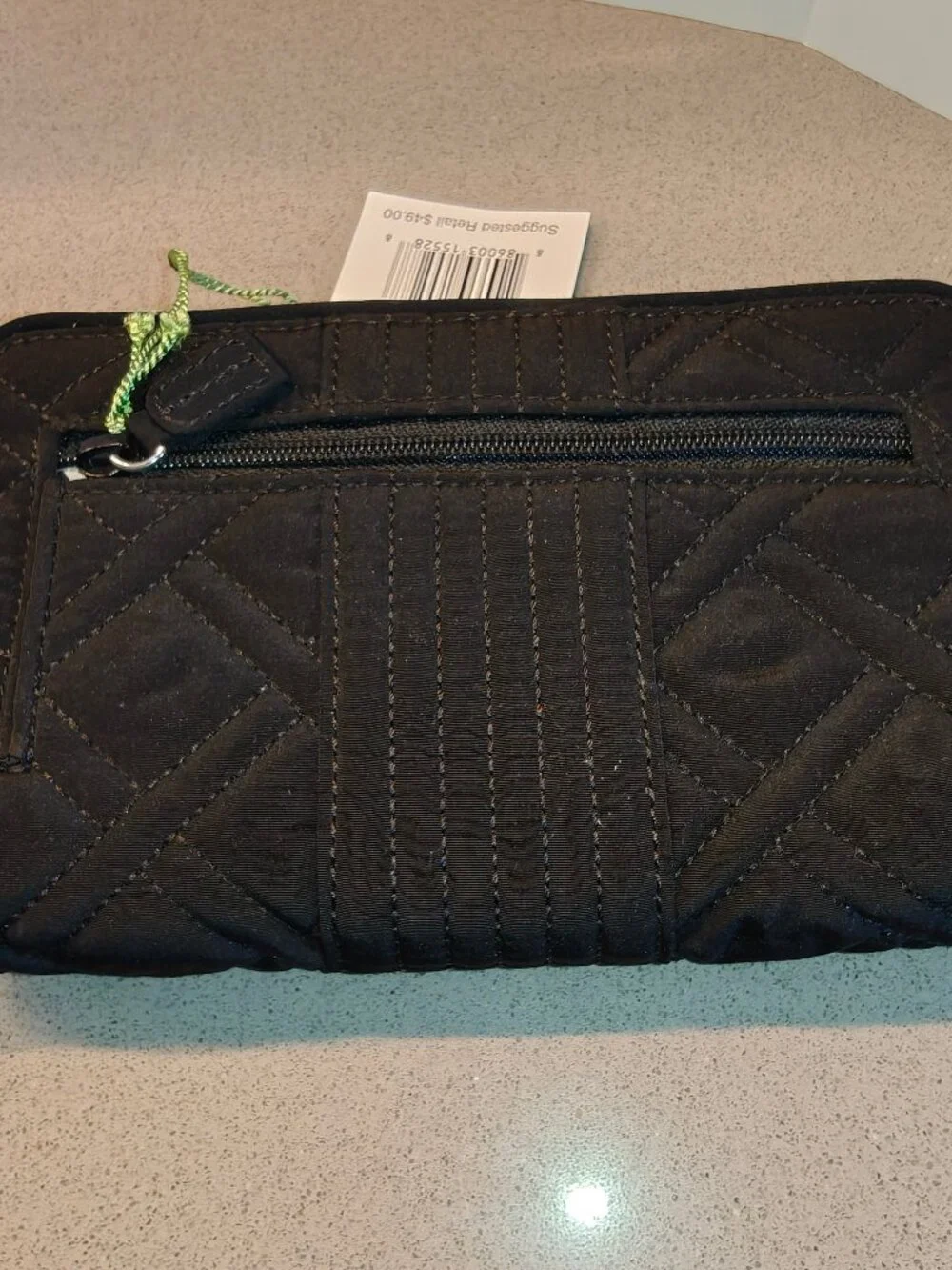 Vera Bradley Ultimate Wallet Black Quilted